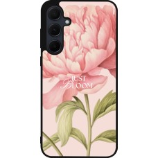 Samsung Galaxy A55 5G Case Hülle - Silikon schwarz Just Bloom Spring 2026