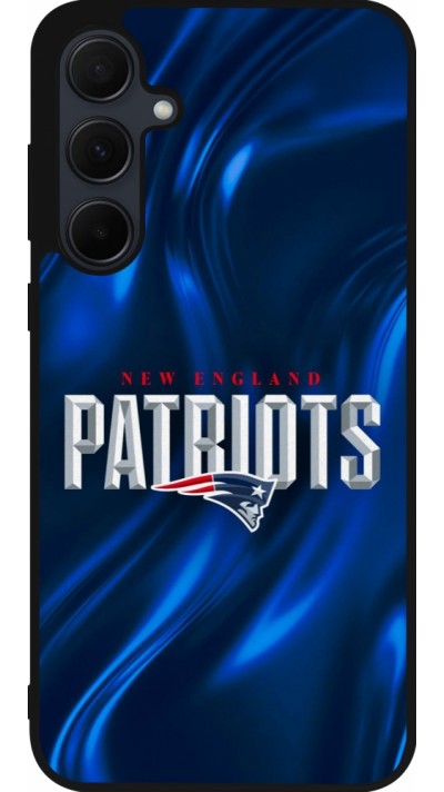 Coque Samsung Galaxy A55 5G - Silicone rigide noir Super Bowl 26 Patriots 2