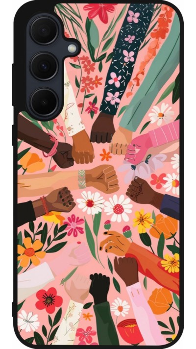 Samsung Galaxy A55 5G Case Hülle - Silikon schwarz Womens day 2026 8