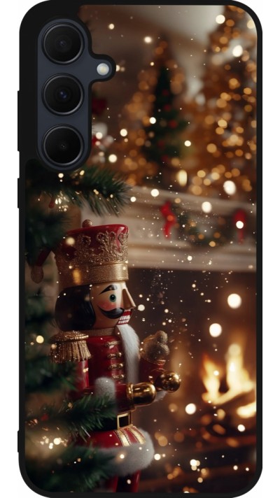 Samsung Galaxy A56 Case Hülle - Silikon schwarz Christmas 25 Xmas Nutcracker