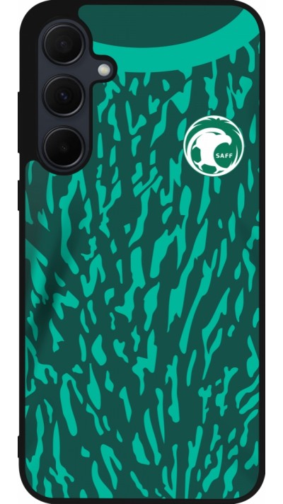Samsung Galaxy A56 Case Hülle - Silikon schwarz Saudi-Arabien 2022 personalisierbares Fussballtrikot