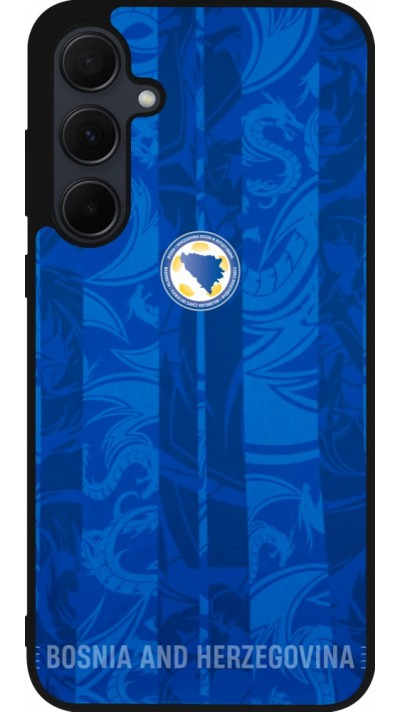 Coque Samsung Galaxy A56 - Silicone rigide noir Maillot de football Bosnie-Herzégovine 2026 personnalisable