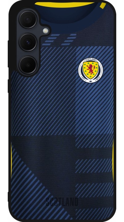 Samsung Galaxy A56 Case Hülle - Silikon schwarz Schottland personalisierbares Fussballtrikot