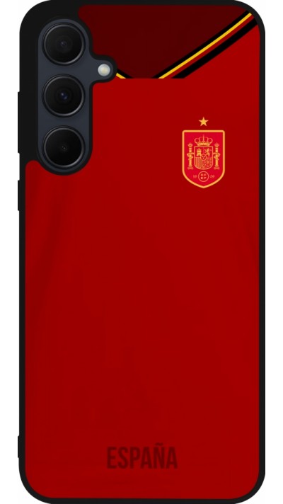 Samsung Galaxy A56 Case Hülle - Silikon schwarz Spanien 2022 personalisierbares Fußballtrikot