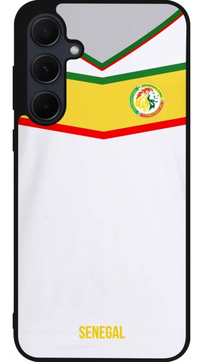 Samsung Galaxy A56 Case Hülle - Silikon schwarz Senegal 2022 personalisierbares Fußballtrikot