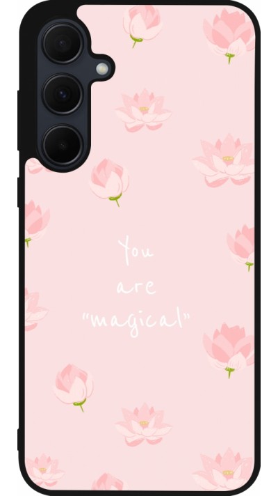 Samsung Galaxy A56 Case Hülle - Silikon schwarz Mom 2023 your are magical