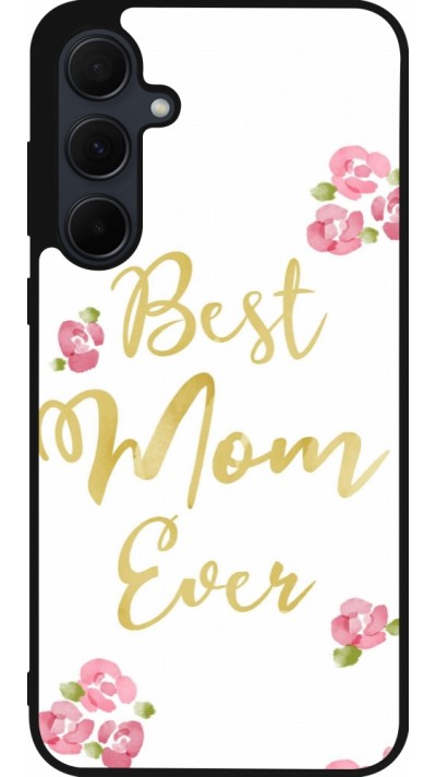 Samsung Galaxy A56 Case Hülle - Silikon schwarz Mom 2024 best Mom ever