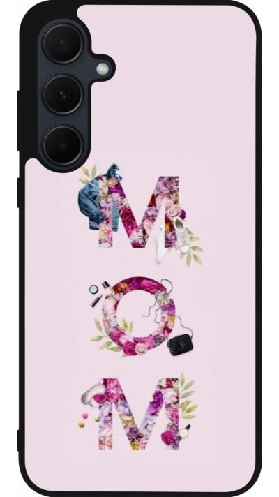 Samsung Galaxy A56 Case Hülle - Silikon schwarz Mom 2024 girly mom