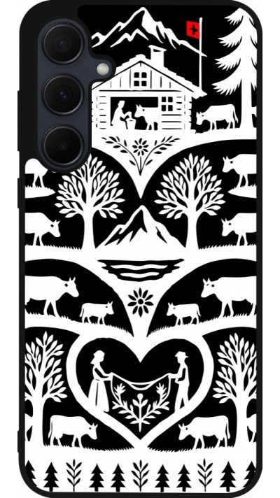 Samsung Galaxy A56 Case Hülle - Silikon schwarz Poya Schweiz 2 schwarz