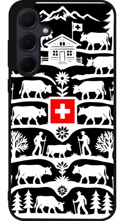 Samsung Galaxy A56 Case Hülle - Silikon schwarz Poya Schweiz 3 schwarz