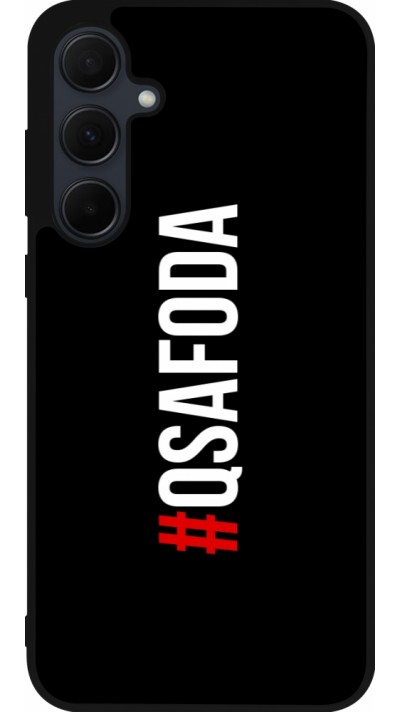 Samsung Galaxy A56 Case Hülle - Silikon schwarz Qsafoda 1