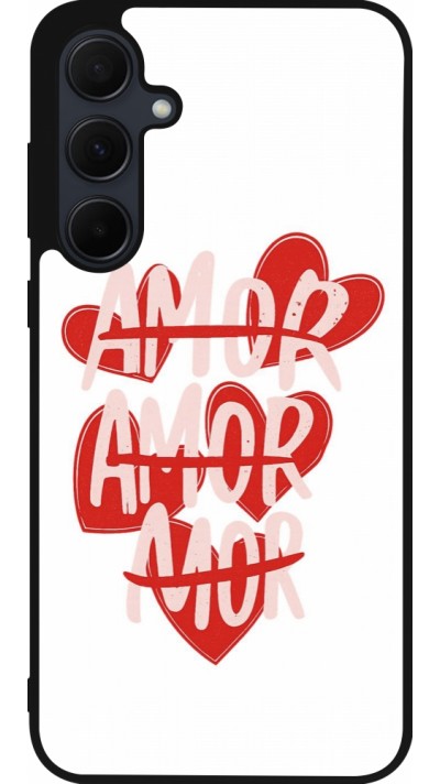 Samsung Galaxy A56 Case Hülle - Silikon schwarz Saint Valentines Day 26 Amor