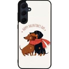Samsung Galaxy A56 Case Hülle - Silikon schwarz Saint Valentines Day 26 Happy Valentine
