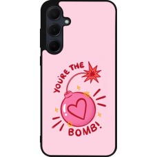 Samsung Galaxy A56 Case Hülle - Silikon schwarz Saint Valentines Day 26 You are the bomb