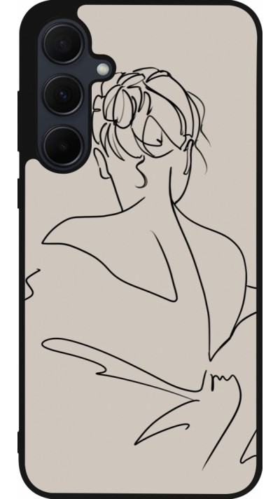 Samsung Galaxy A56 Case Hülle - Silikon schwarz Salnikova 05