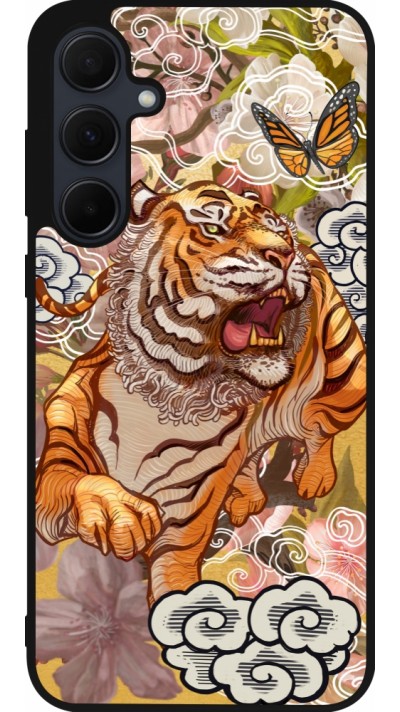 Samsung Galaxy A56 Case Hülle - Silikon schwarz Spring 23 japanese tiger