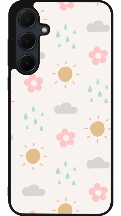 Samsung Galaxy A56 Case Hülle - Silikon schwarz Spring 23 weather