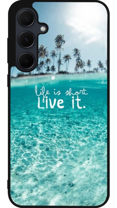 Samsung Galaxy A56 Case Hülle - Silikon schwarz Summer 18 24