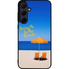 Samsung Galaxy A56 Case Hülle - Silikon schwarz Summer 2025 Bring me to the beach
