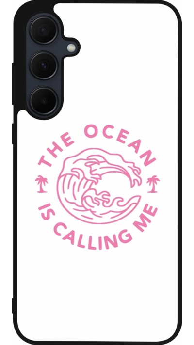Samsung Galaxy A56 Case Hülle - Silikon schwarz The Ocean is calling me