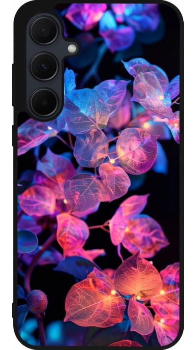 Samsung Galaxy A56 Case Hülle - Silikon schwarz Artificial vegetation 2025