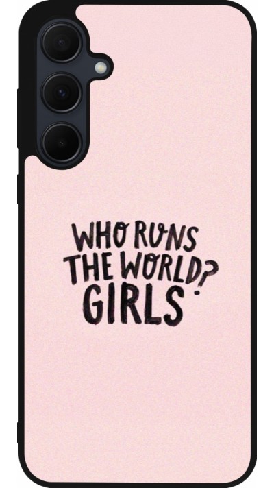 Samsung Galaxy A56 Case Hülle - Silikon schwarz Womens day 2026 3