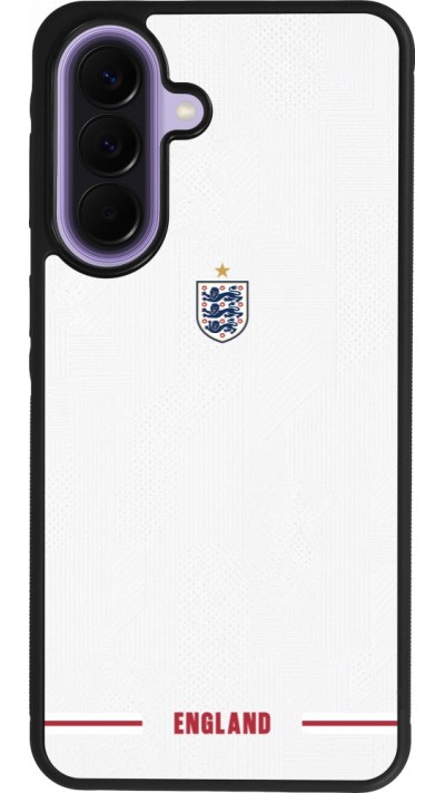 Samsung Galaxy A57 5G Case Hülle - Silikon schwarz England 2026 personalisierbares Fussballtrikot