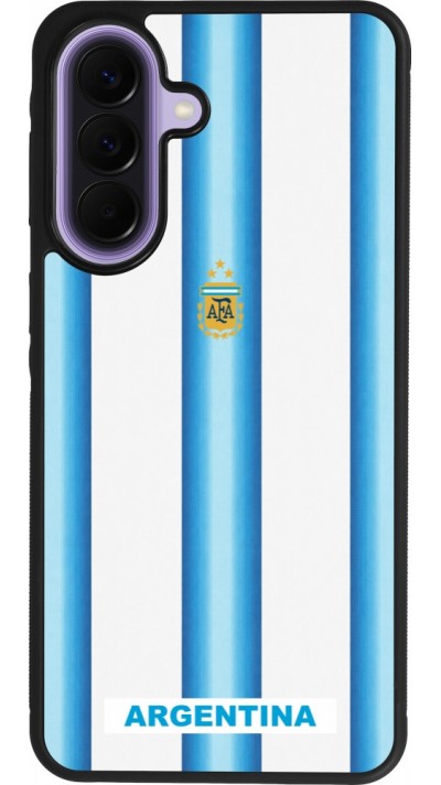 Samsung Galaxy A57 5G Case Hülle - Silikon schwarz Argentinien 2026 personalisierbares Fussballtrikot