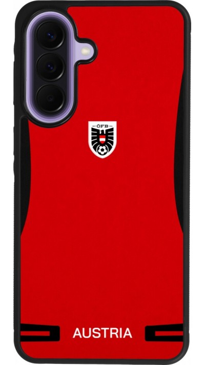 Samsung Galaxy A57 5G Case Hülle - Silikon schwarz O?sterreich 2026 personalisierbares Fussballtrikot