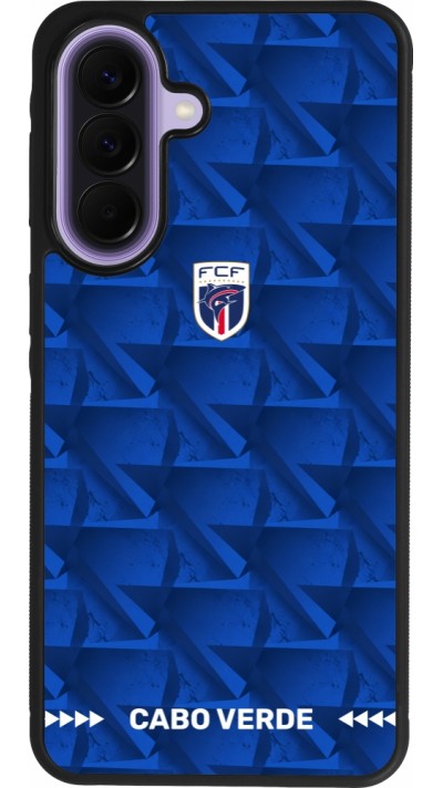 Samsung Galaxy A57 5G Case Hülle - Silikon schwarz Kap Verde 2026 personalisierbares Fussballtrikot