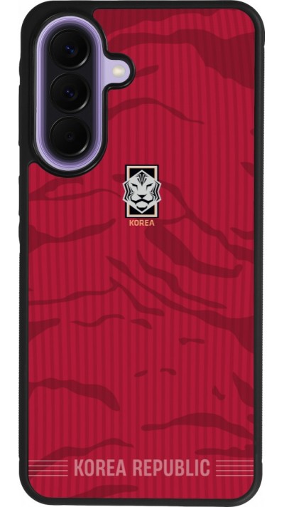 Samsung Galaxy A57 5G Case Hülle - Silikon schwarz Südkorea 2026 personalisierbares Fussballtrikot