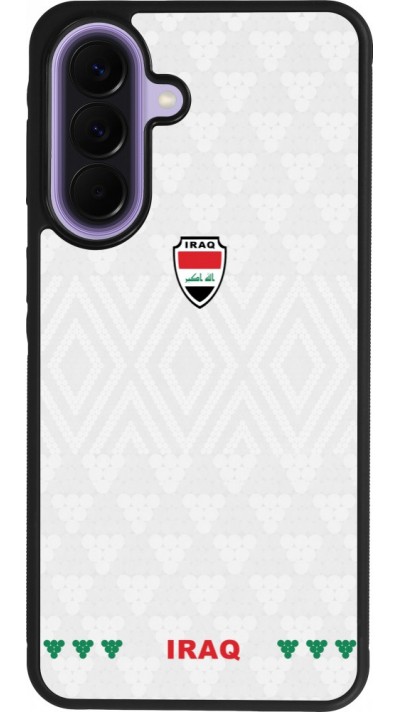 Samsung Galaxy A57 5G Case Hülle - Silikon schwarz Irak 2026 personalisierbares Fussballtrikot