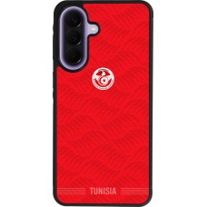 Samsung Galaxy A57 5G Case Hülle - Silikon schwarz Tunesien 2026 personalisierbares Fussballtrikot