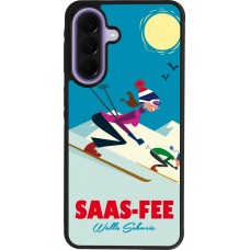 Samsung Galaxy A57 5G Case Hülle - Silikon schwarz Saas-Fee Ski Downhill