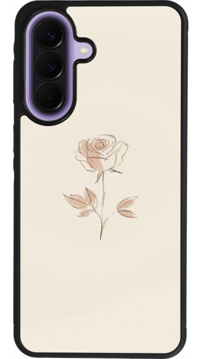 Samsung Galaxy A57 5G Case Hülle - Silikon schwarz Rosa Sand Minimalistisch