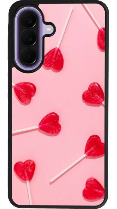 Samsung Galaxy A57 5G Case Hülle - Silikon schwarz Saint Valentines Day 26 Lollipop