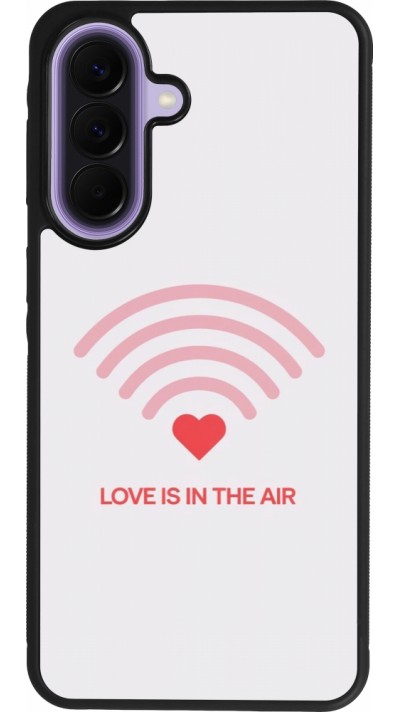 Samsung Galaxy A57 5G Case Hülle - Silikon schwarz Saint Valentines Day 26 Love is in the air