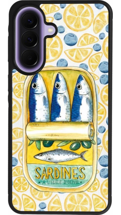 Samsung Galaxy A57 5G Case Hülle - Silikon schwarz Sardines in oil 2026