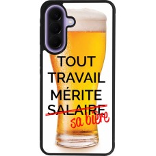 Samsung Galaxy A57 5G Case Hülle - Silikon schwarz Tout travail mérite sa bière
