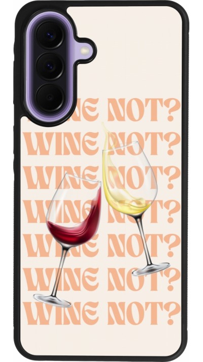 Samsung Galaxy A57 5G Case Hülle - Silikon schwarz Wine not