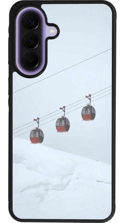Samsung Galaxy A57 5G Case Hülle - Silikon schwarz Winter 22 ski lift