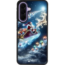Samsung Galaxy A57 5G Case Hülle - Silikon schwarz Weihnachten 2023 Verzauberter Weihnachtsmann