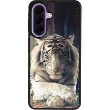Samsung Galaxy A57 5G Case Hülle - Silikon schwarz Zen Tiger