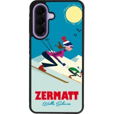 Samsung Galaxy A57 5G Case Hülle - Silikon schwarz Zermatt Ski Downhill