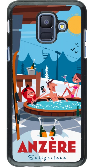 Samsung Galaxy A6 Case Hülle - Anzère Mountain Jacuzzi