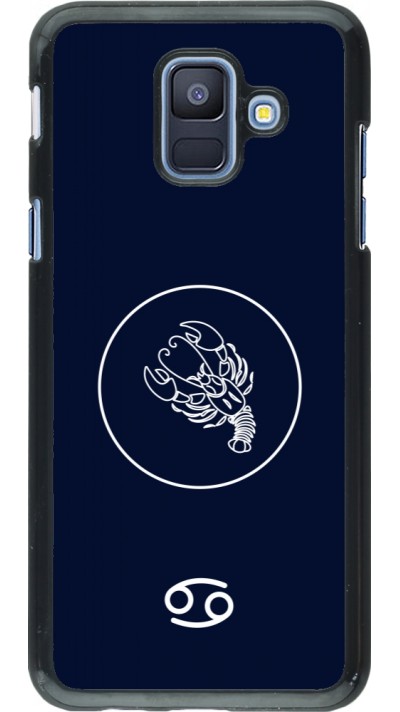 Samsung Galaxy A6 Case Hülle - Astrologie Krebs