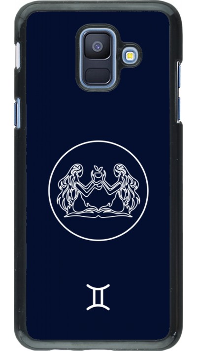 Samsung Galaxy A6 Case Hülle - Astrologie Zwillinge