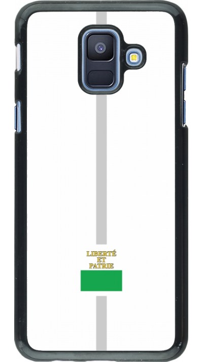 Samsung Galaxy A6 Case Hülle - Kanton VD weiss