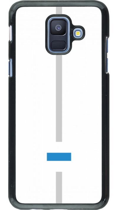 Samsung Galaxy A6 Case Hülle - Kanton ZG weiss