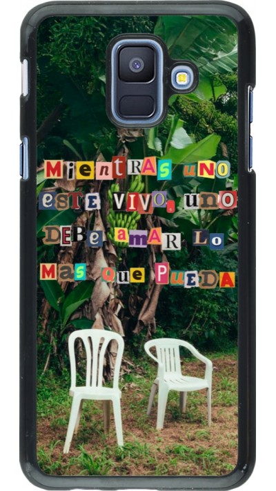 Samsung Galaxy A6 Case Hülle - Chairs DTMF